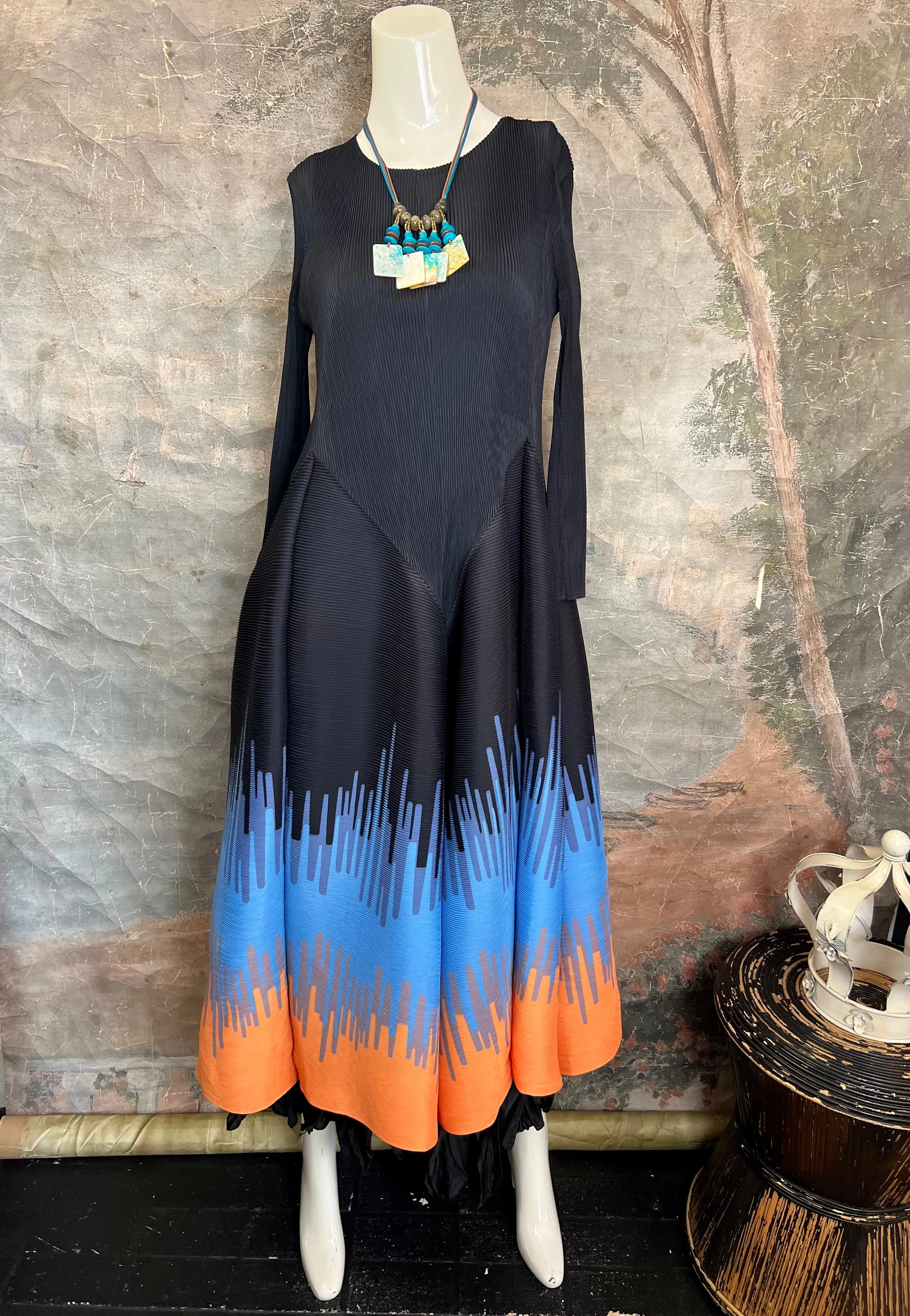 88109 Skyscape Crinkle Dress