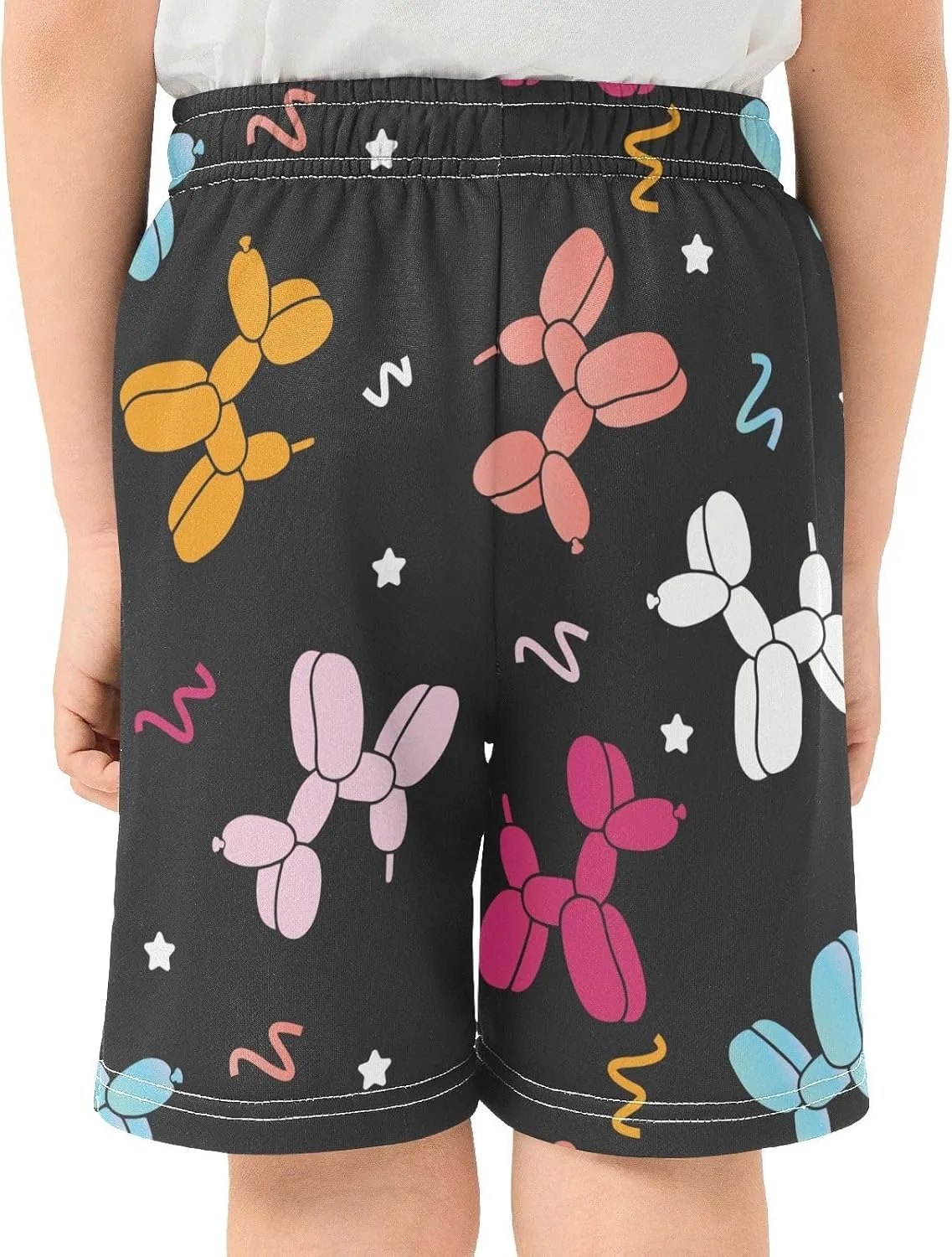 Boys Athletic Shorts Size 7-15 Boys' Casual Shorts with Pockets Elastic Waist Summer Kids Bottom for Sports Homewear
