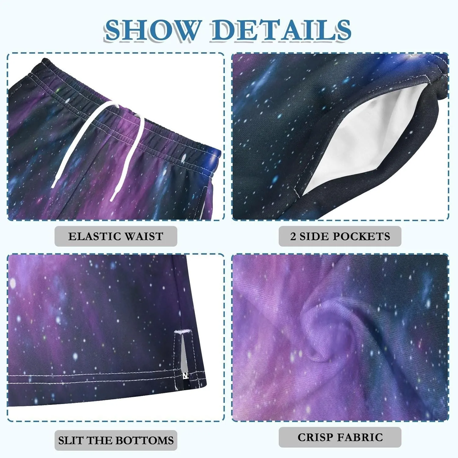 Boys Athletic Shorts Size 7-15 Boys' Casual Shorts with Pockets Elastic Waist Summer Kids Bottom for Sports Homewear
