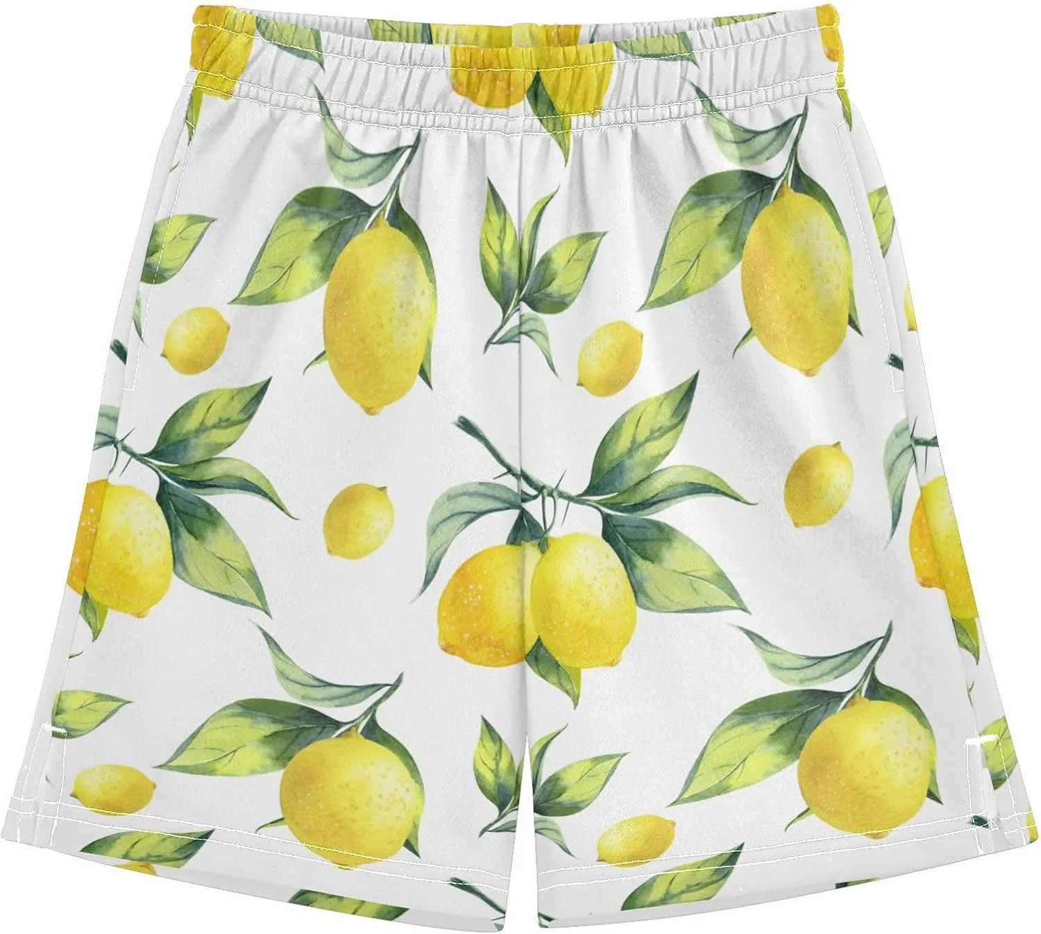 Boys Athletic Shorts Size 7-15 Boys' Casual Shorts with Pockets Elastic Waist Summer Kids Bottom for Sports Homewear