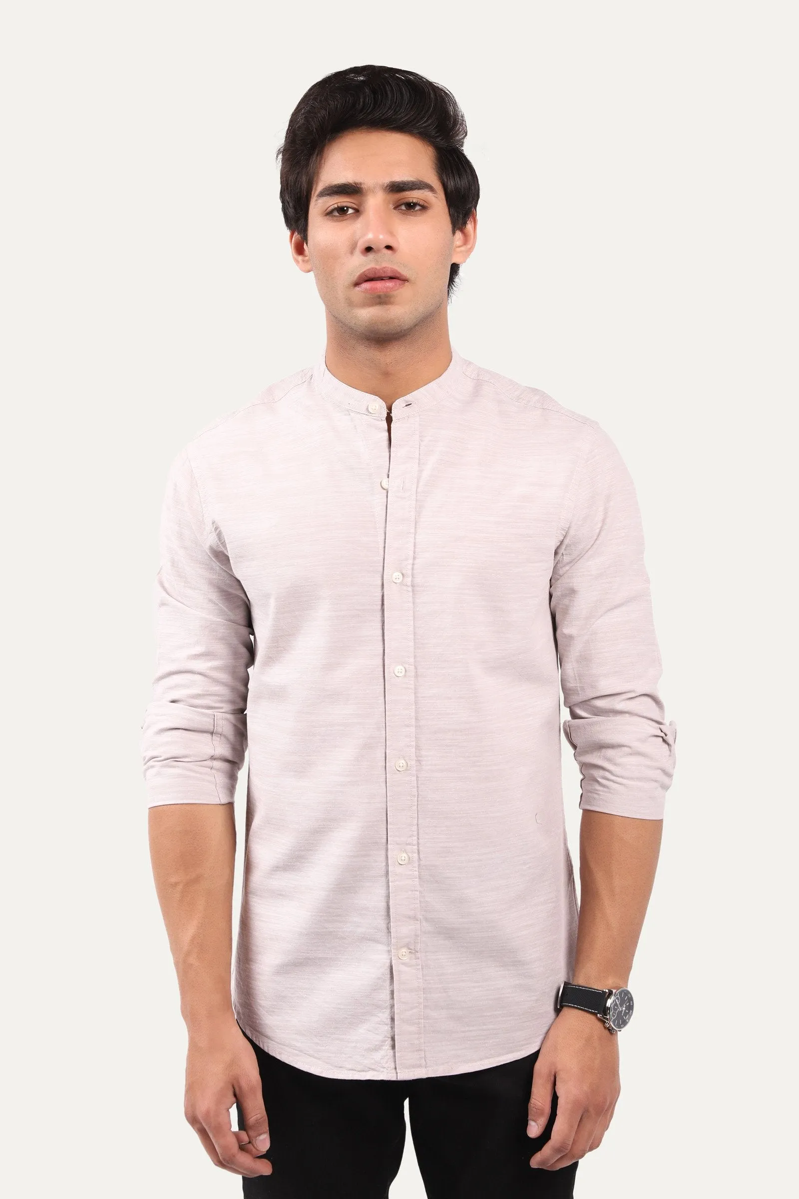 Button Down Mélange Shirt