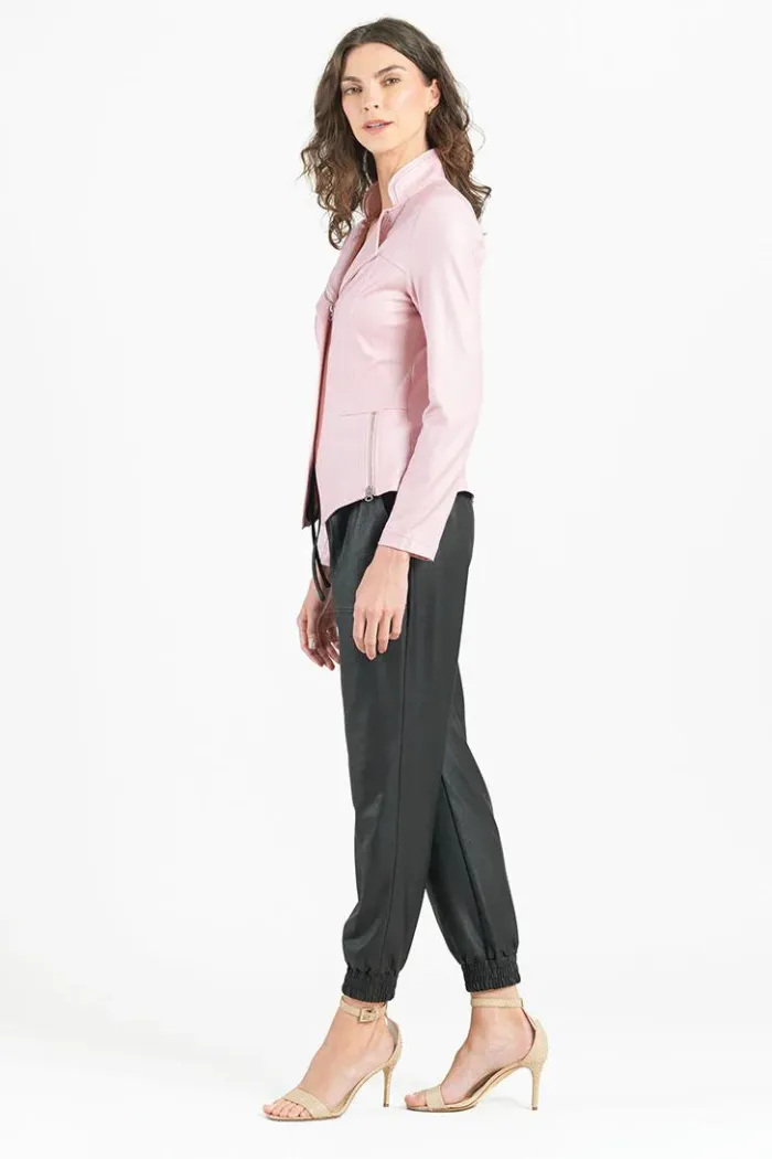 Liquid Leather Signature Jacket - Pink