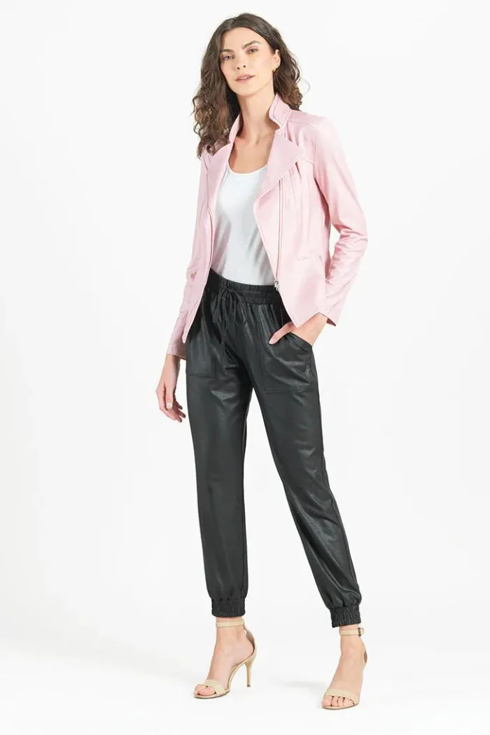 Liquid Leather Signature Jacket - Pink